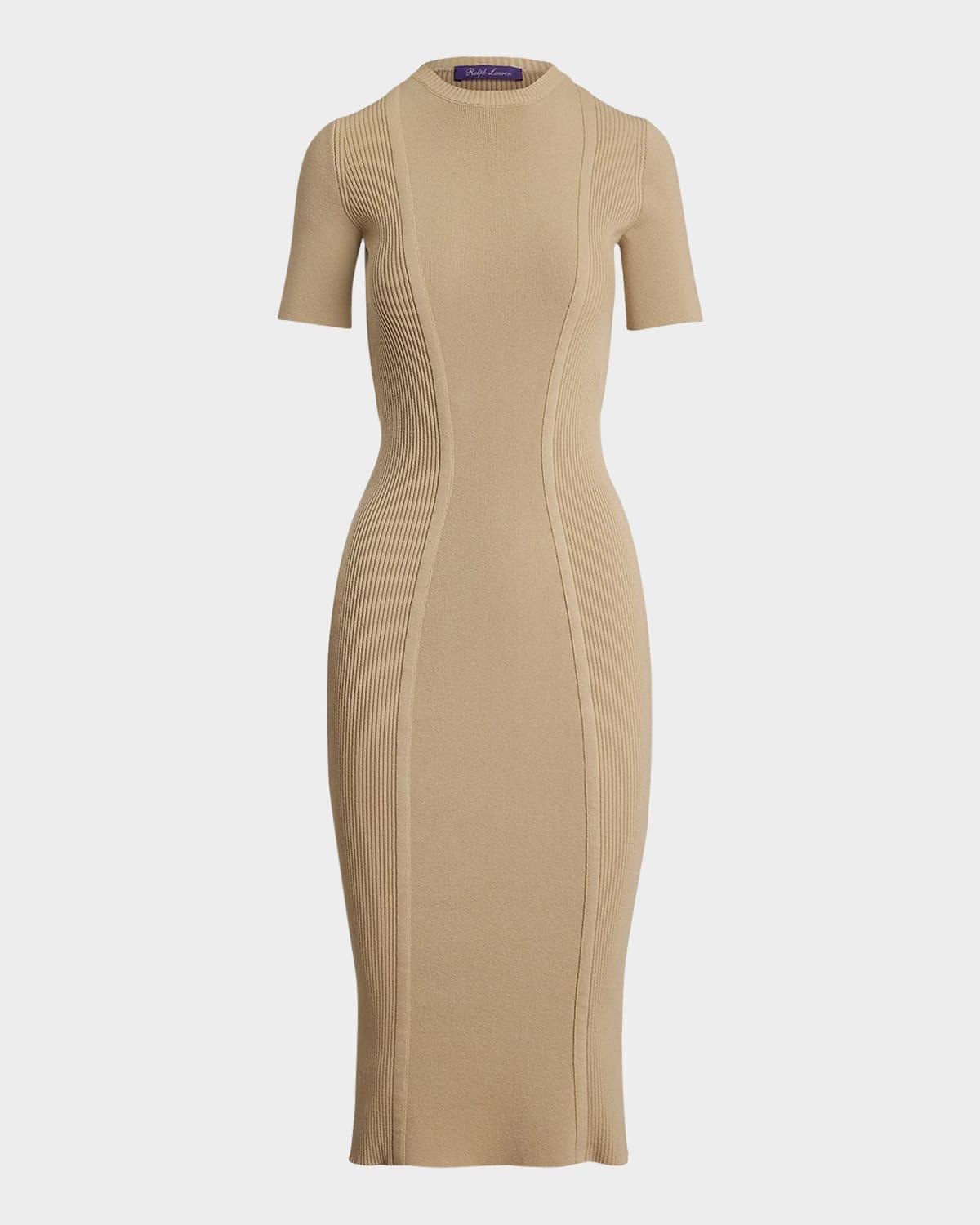 cashmere-blend sweater day dress