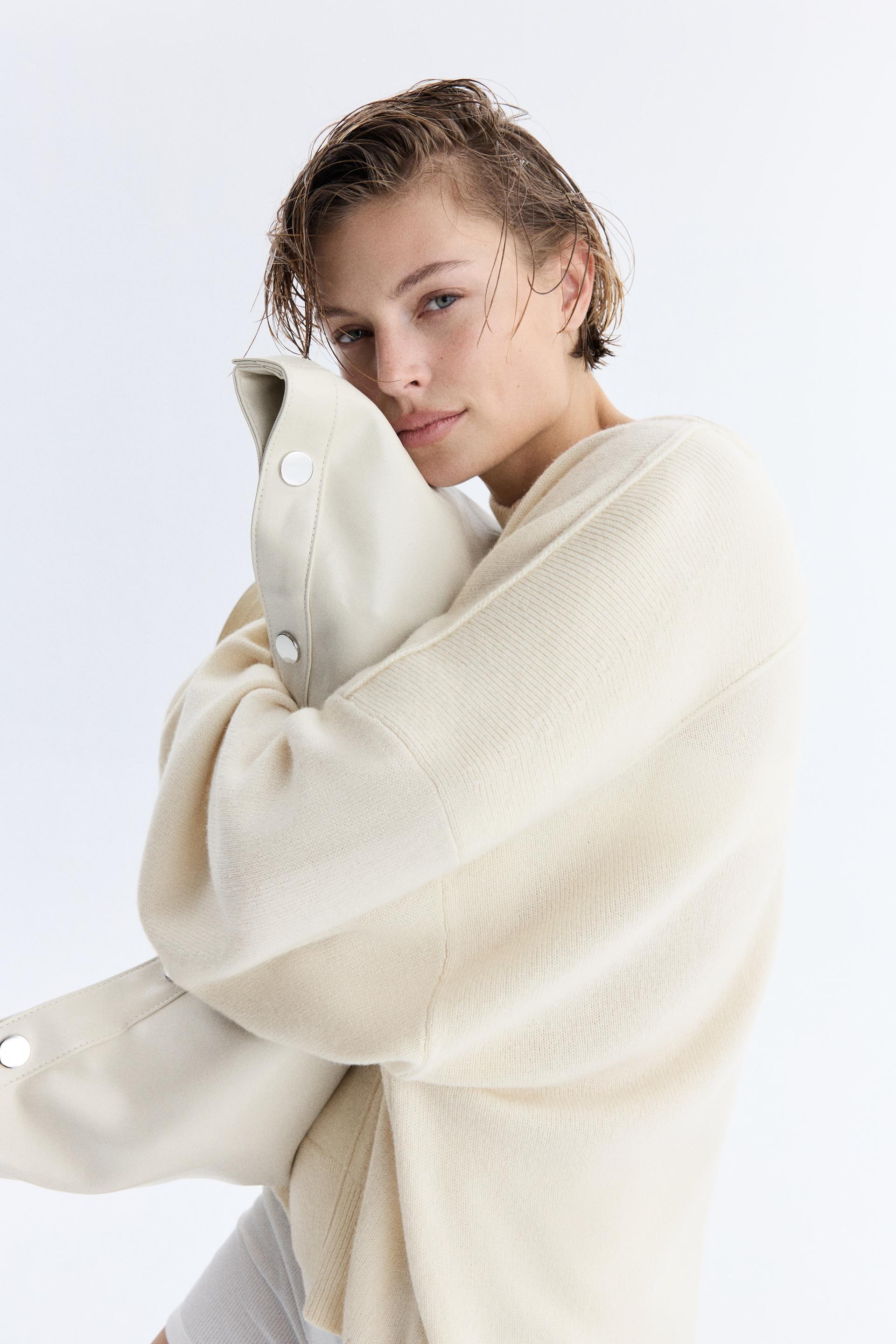 cashmere-blend sweater
