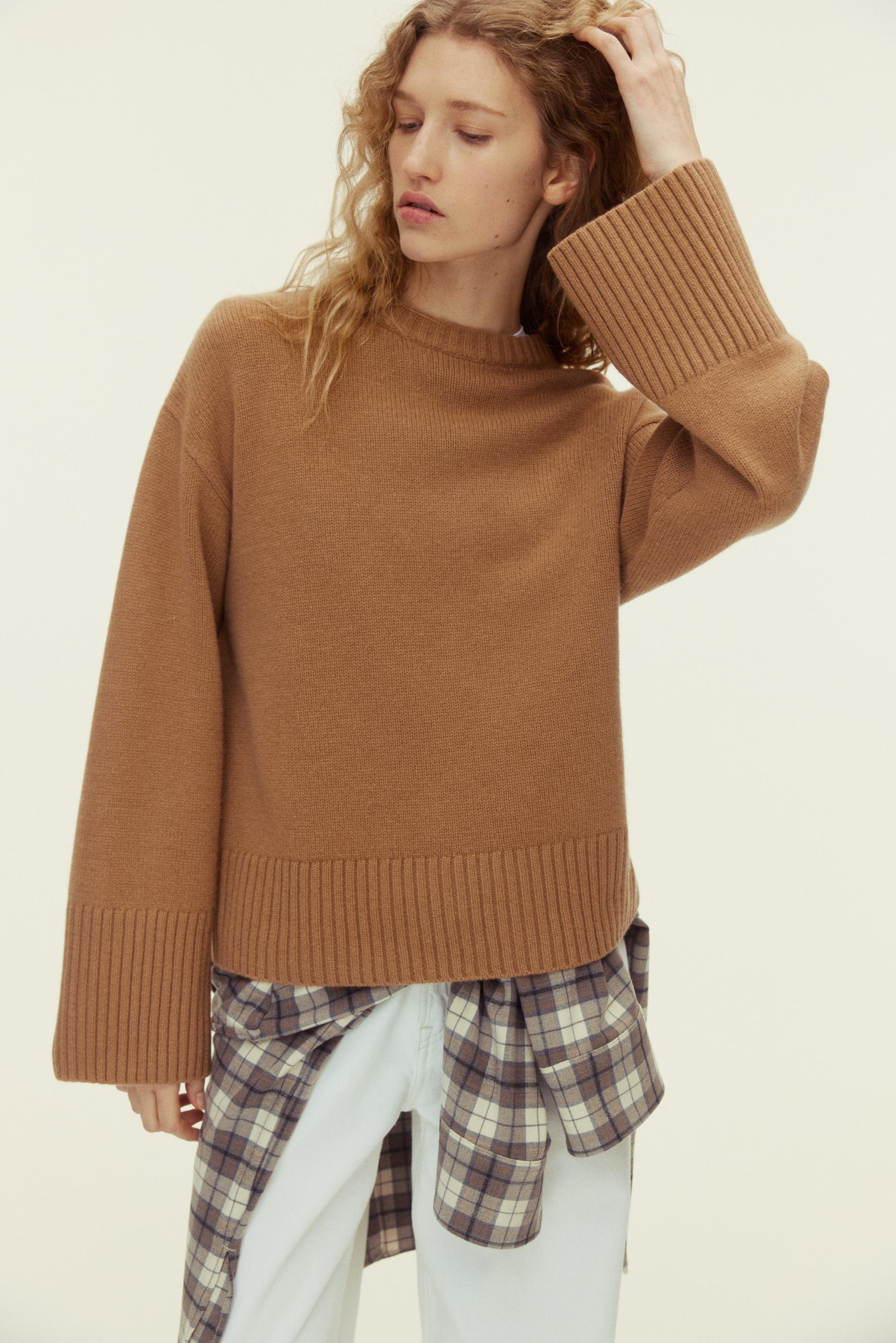 cashmere-blend sweater