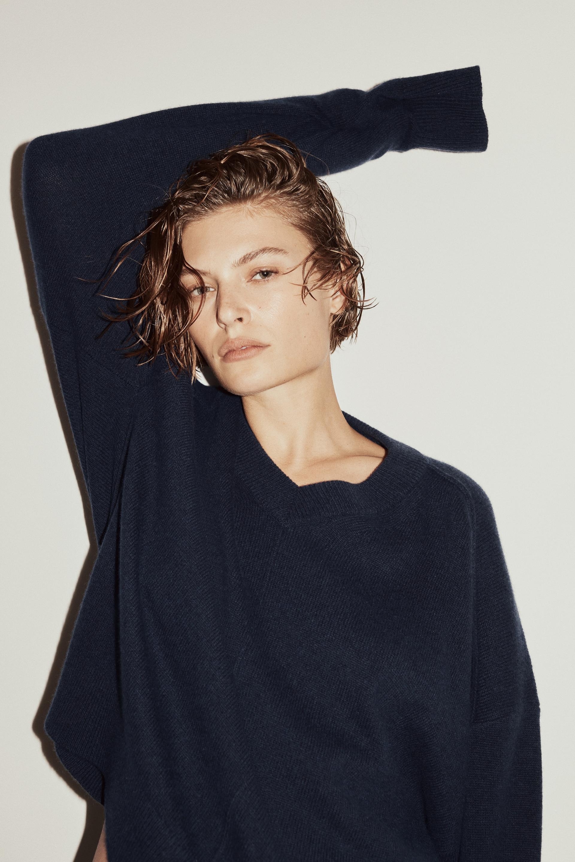 cashmere-blend sweater