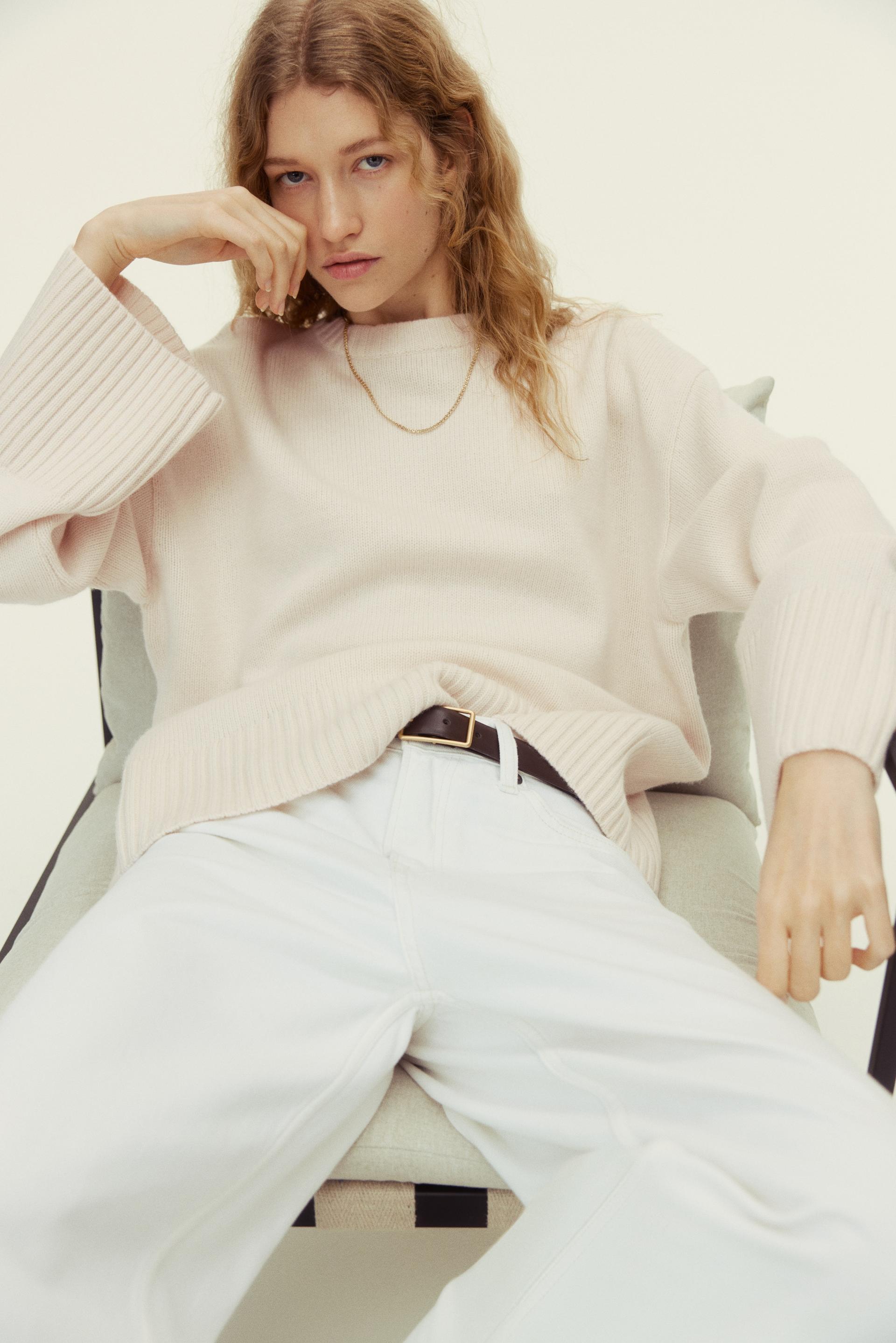 cashmere-blend sweater