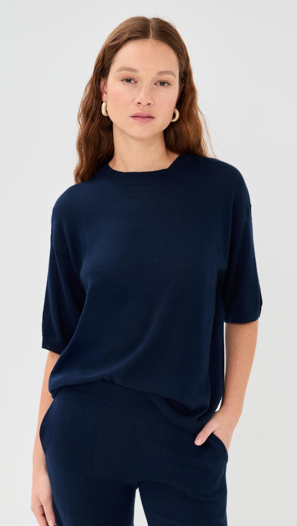 cashmere boxy t-shirt
