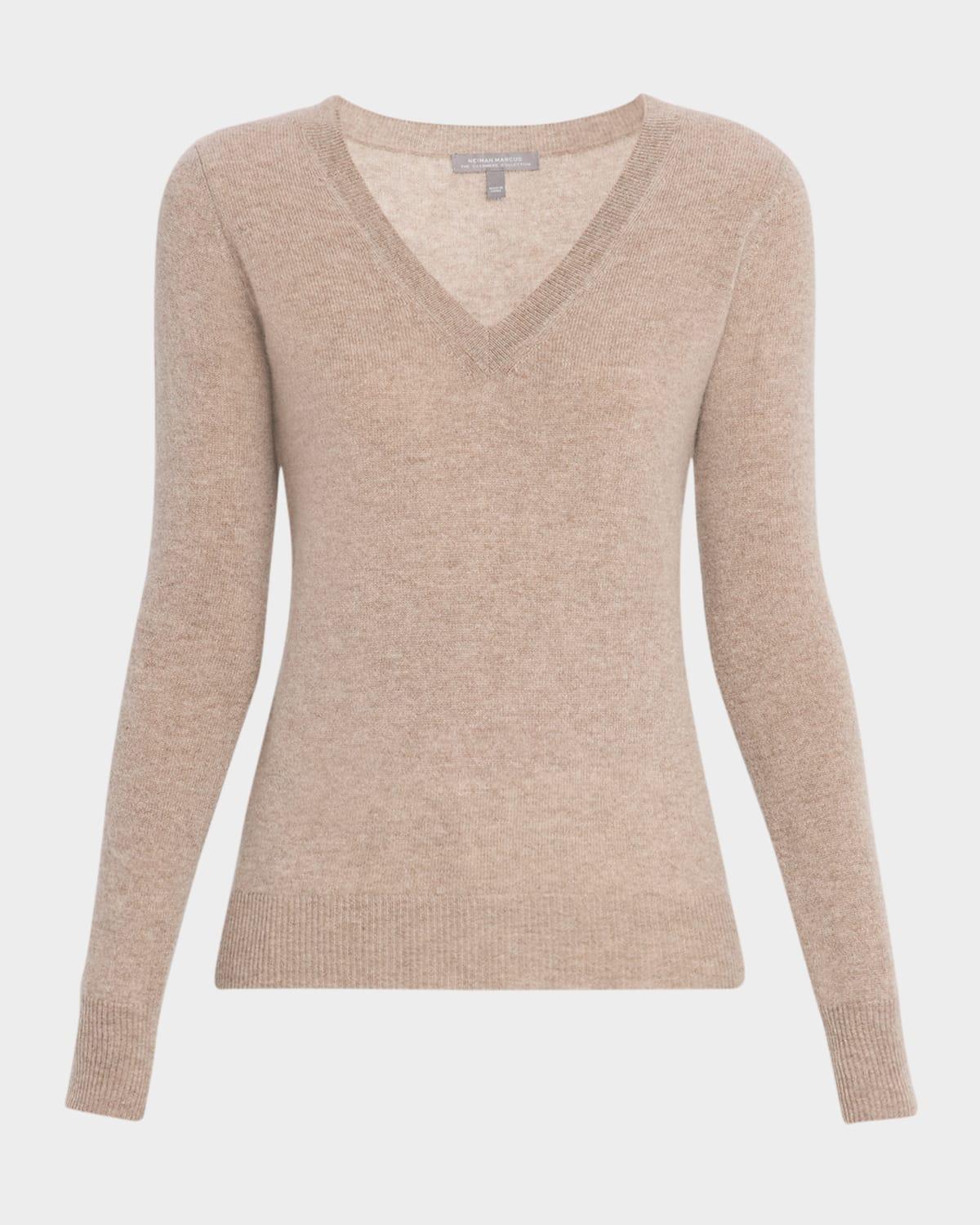 cashmere classic v-neck sweater