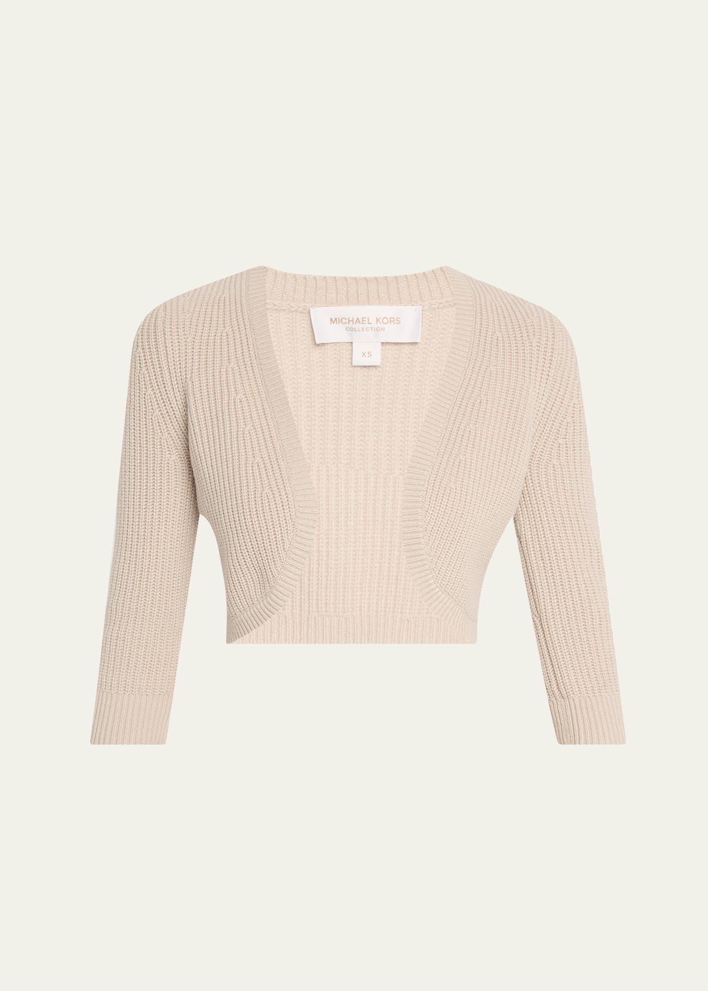 cashmere cropped shrug