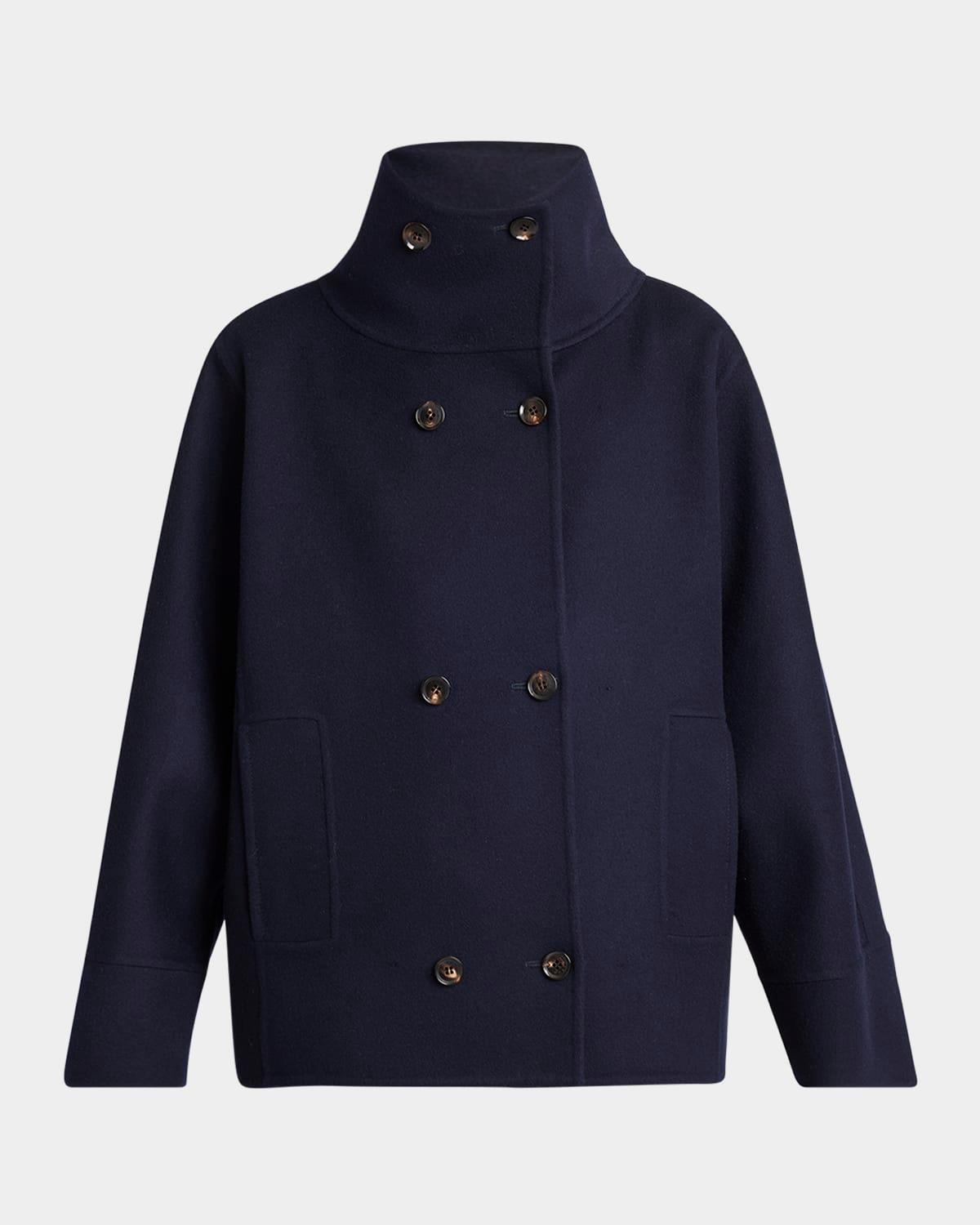 cashmere double-breasted jacket