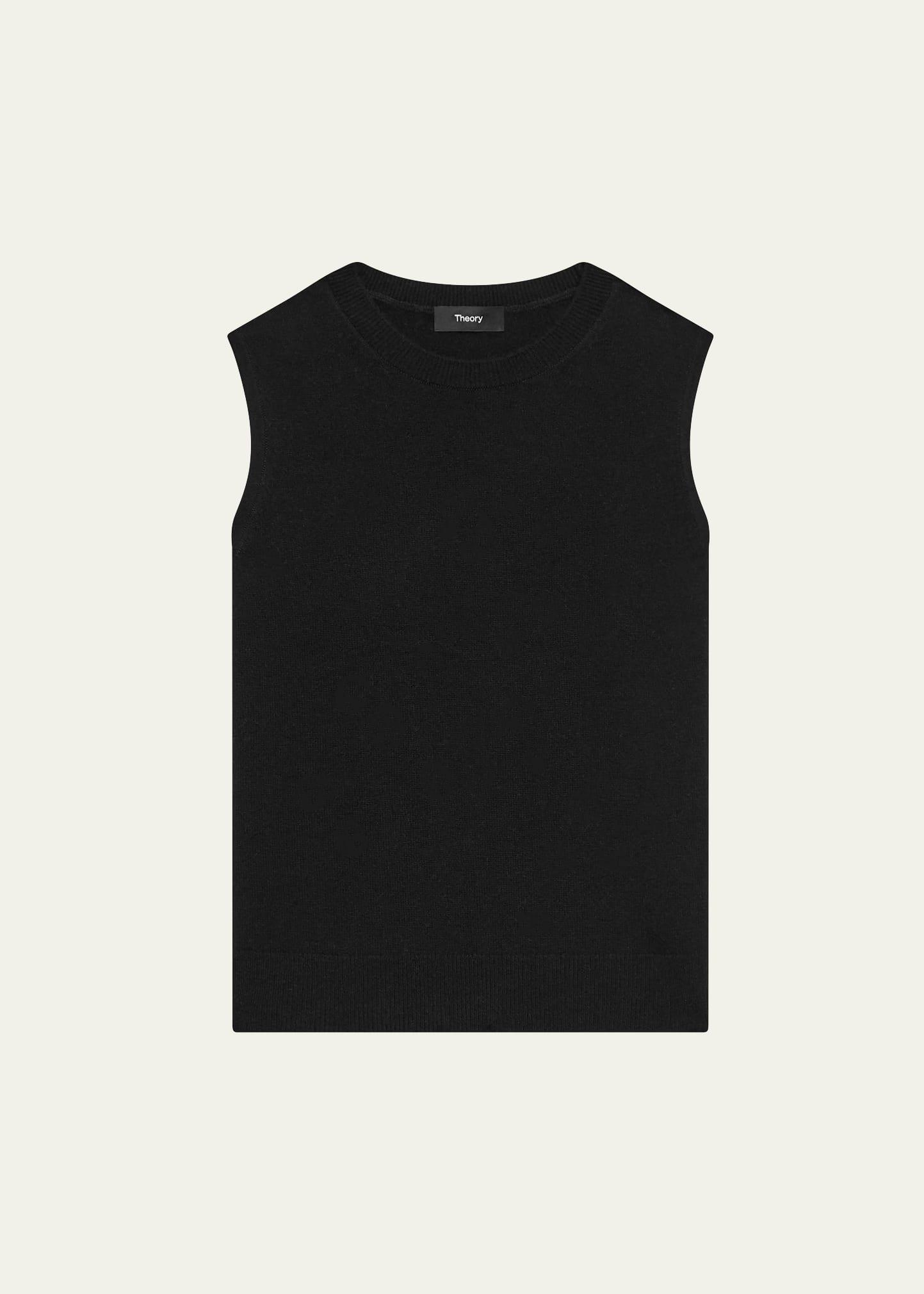 cashmere knit shell top