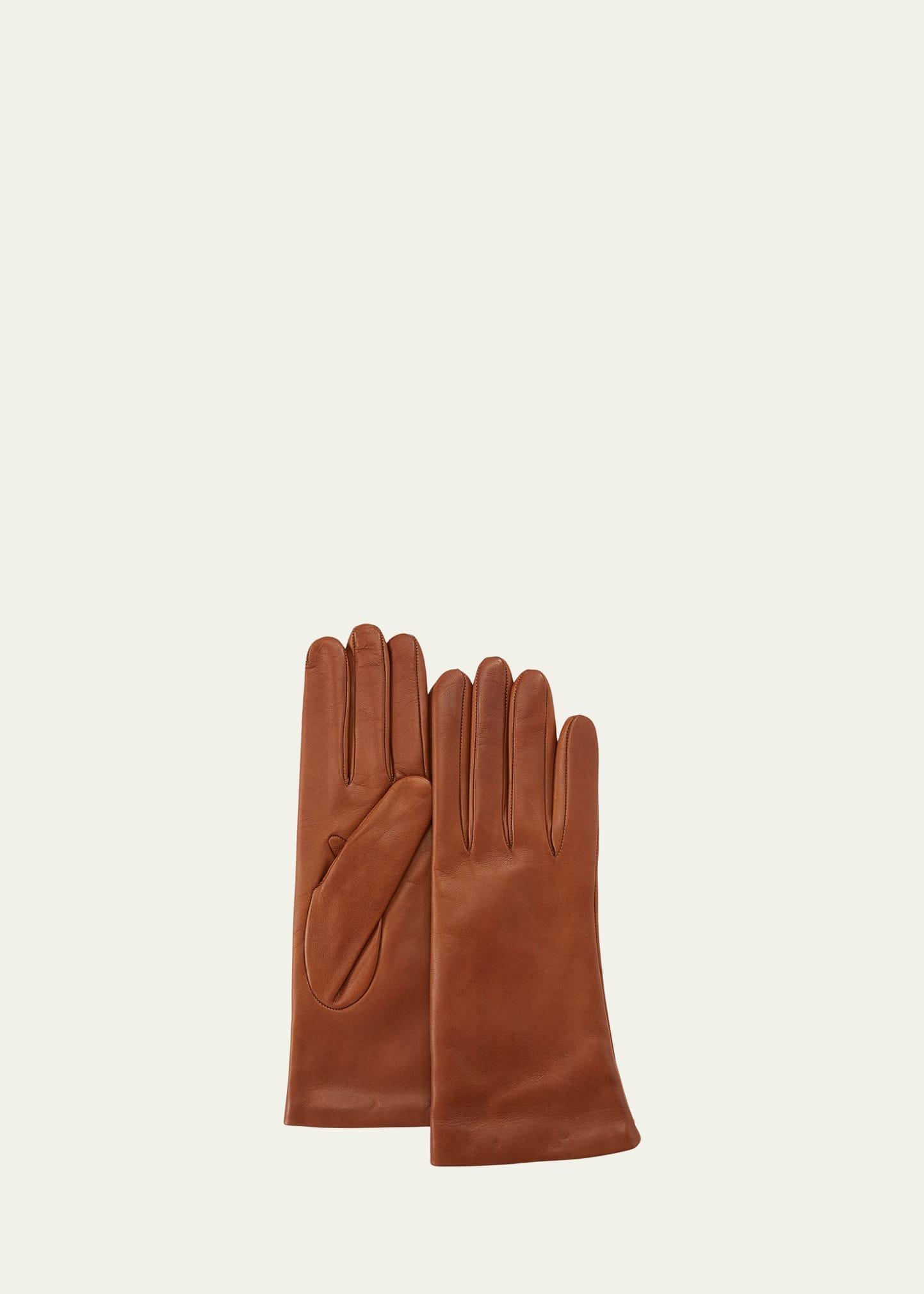 cashmere-lined napa leather gloves