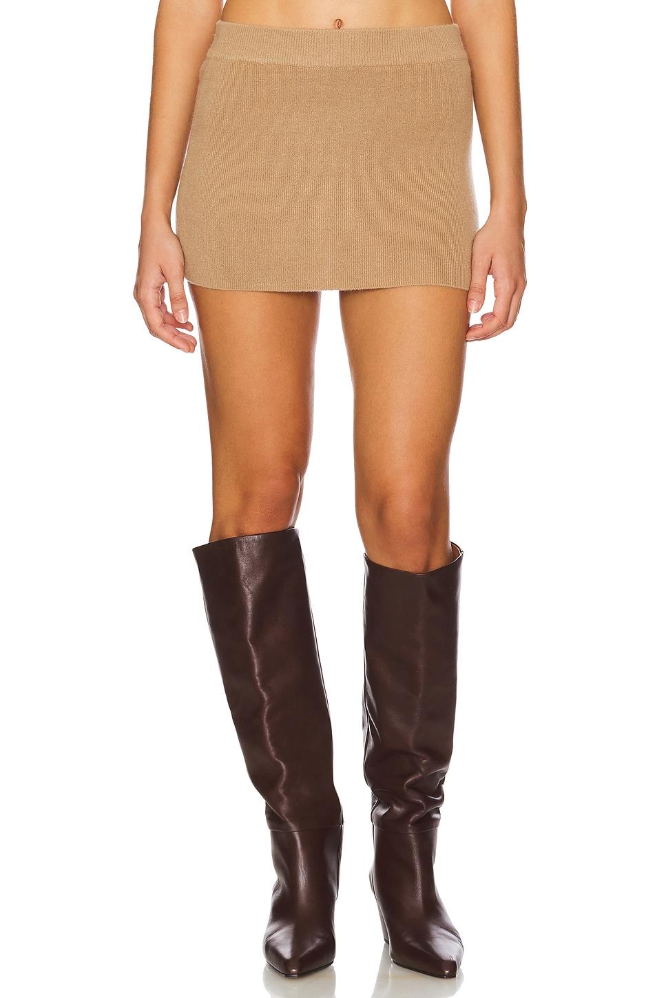 cashmere mini skirt