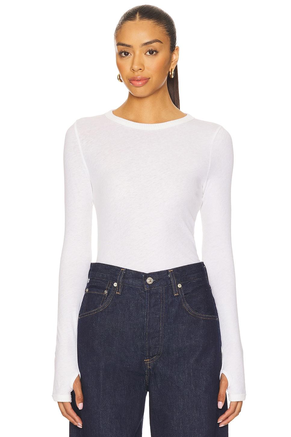 cashmere new classic long sleeve crew top