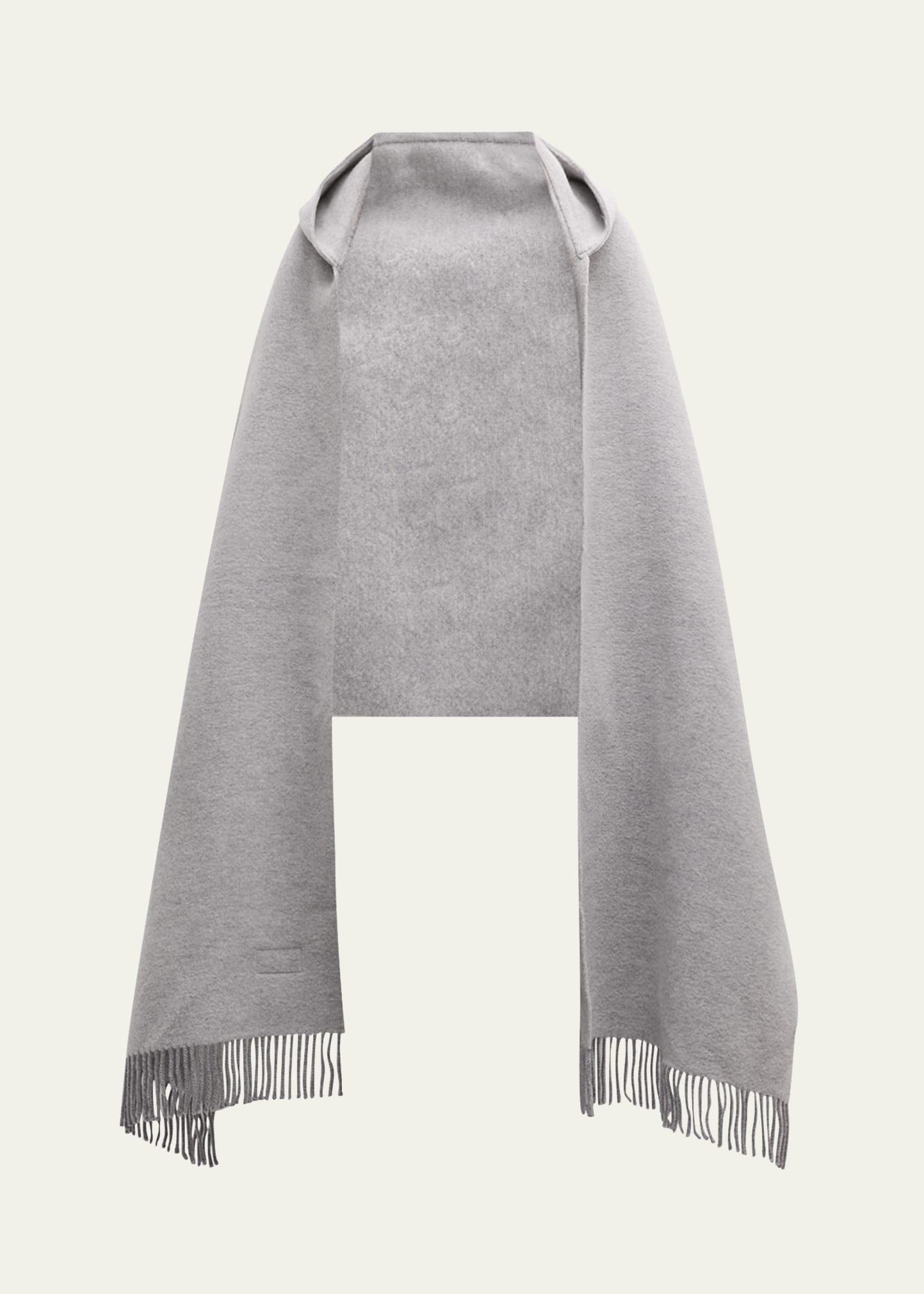 cashmere scarf with hood