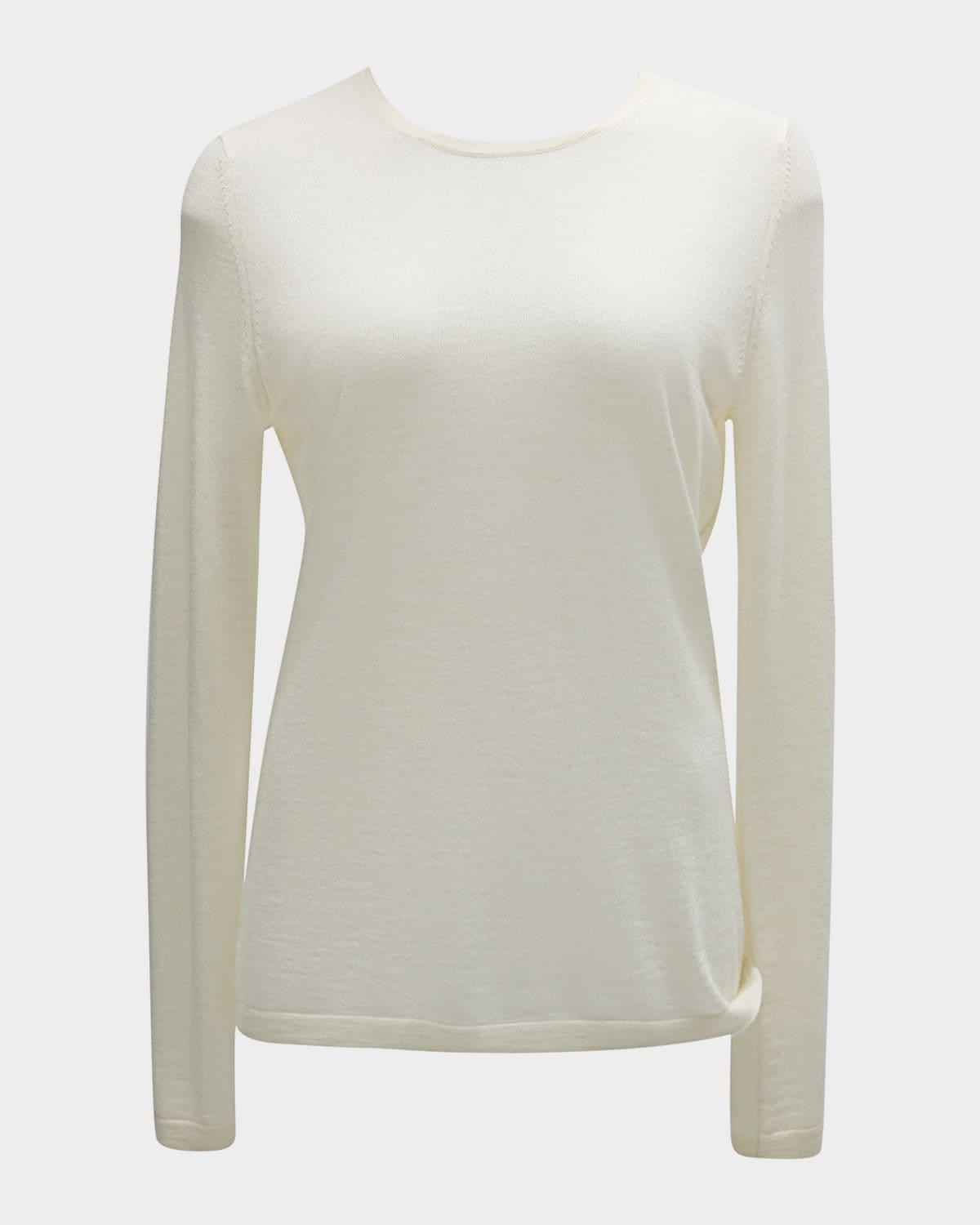 cashmere superfine crewneck top