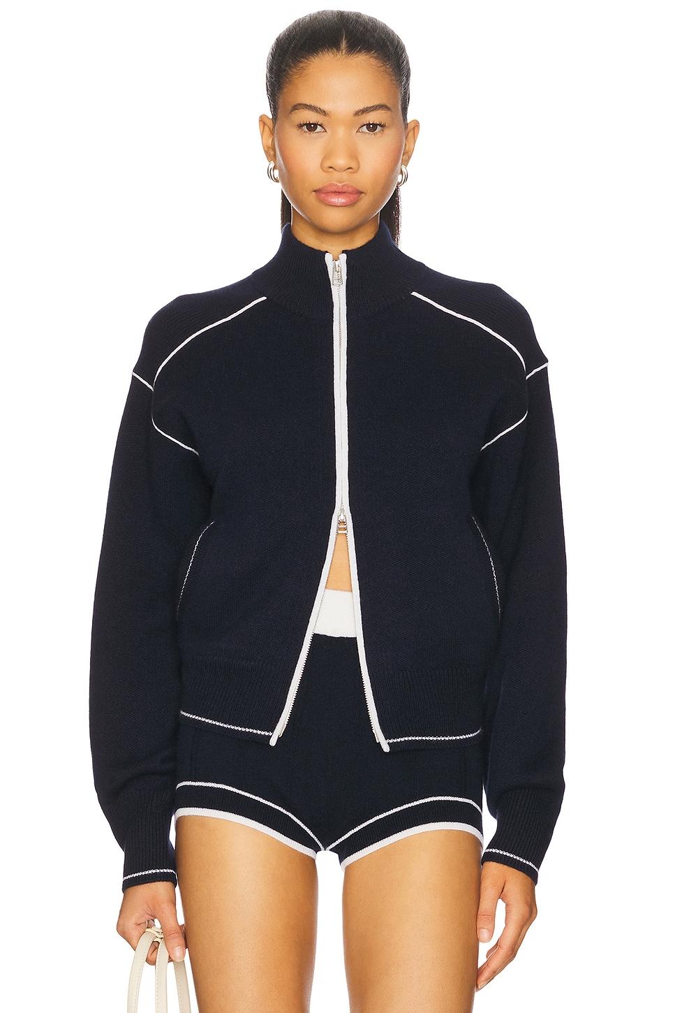cashmere track jacket