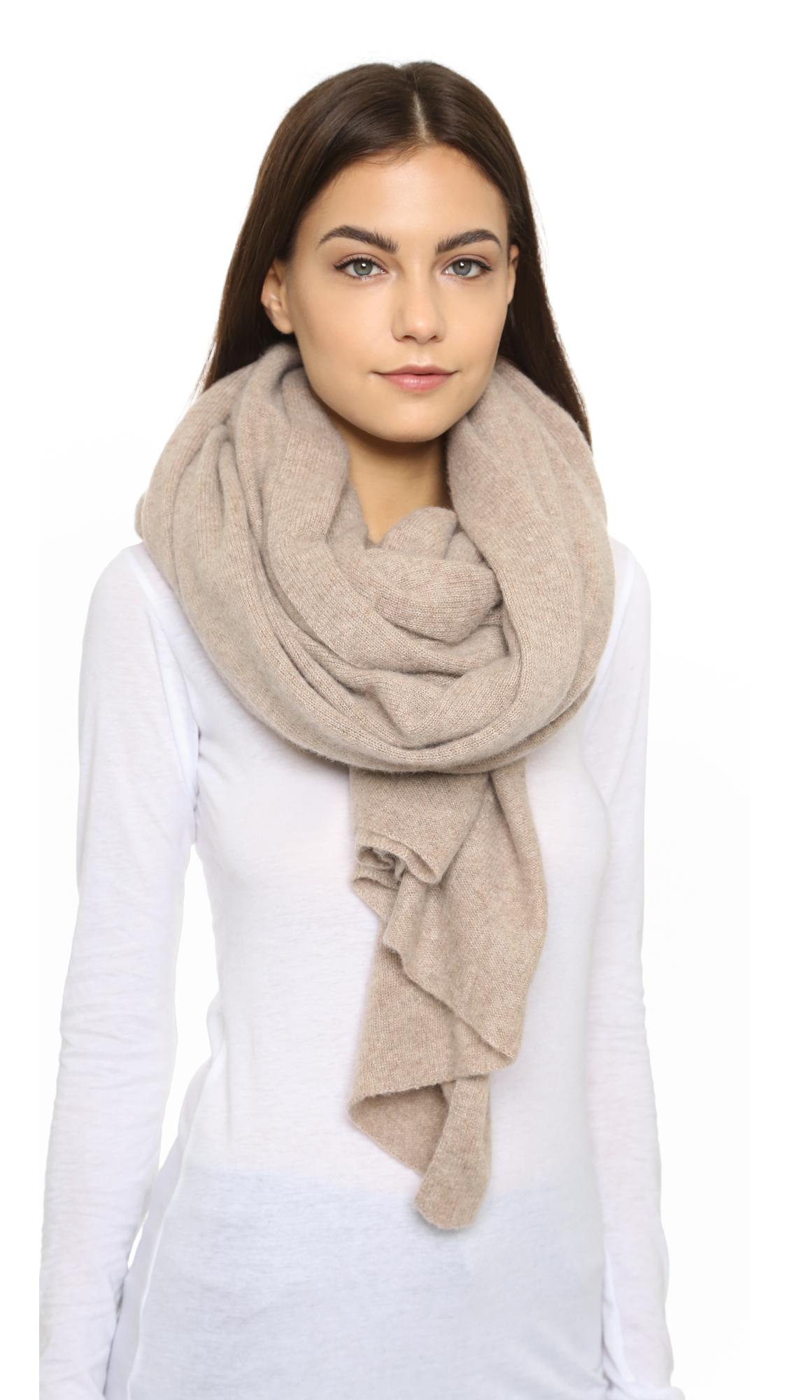 cashmere travel wrap scarf