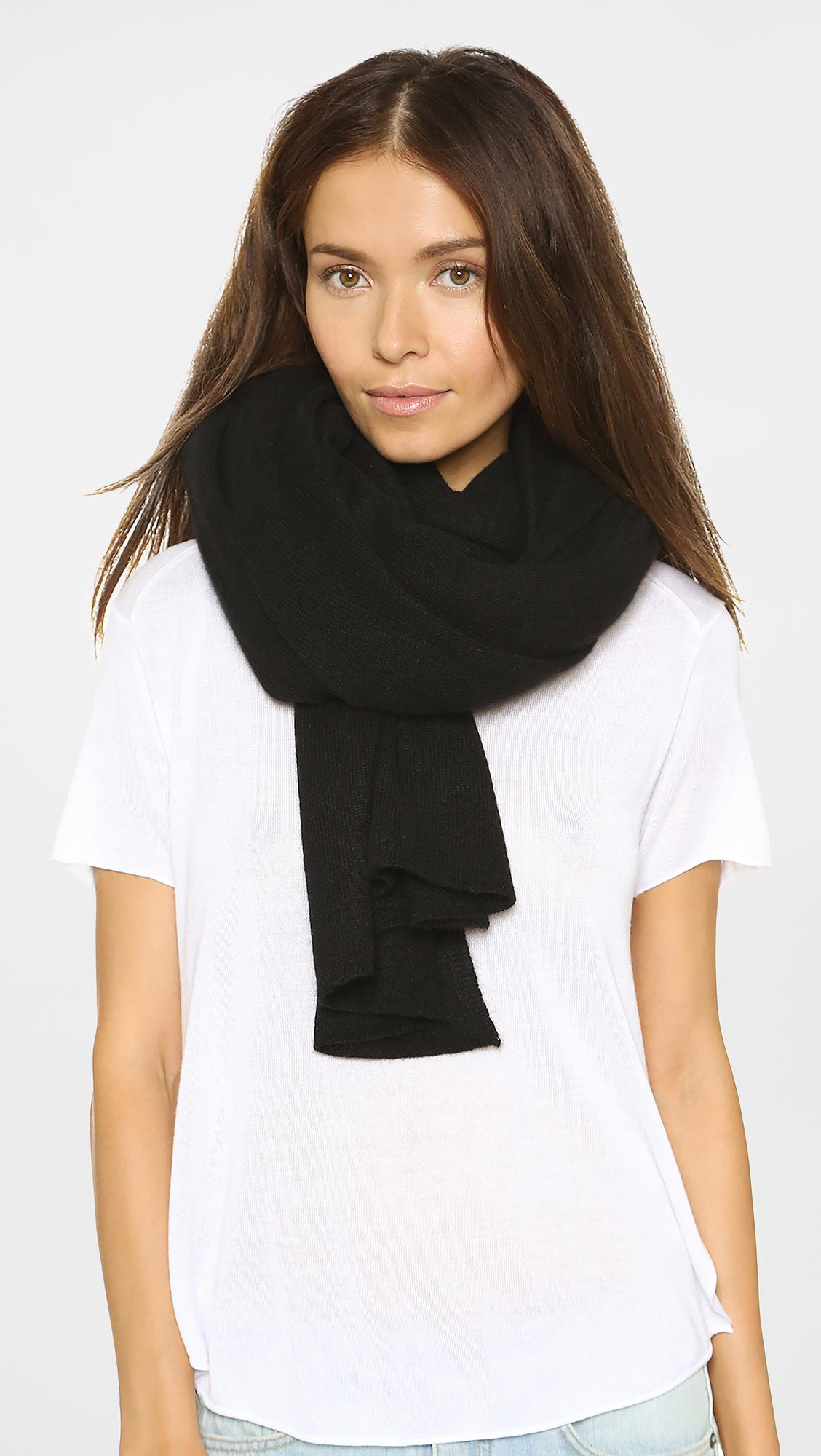 cashmere travel wrap scarf