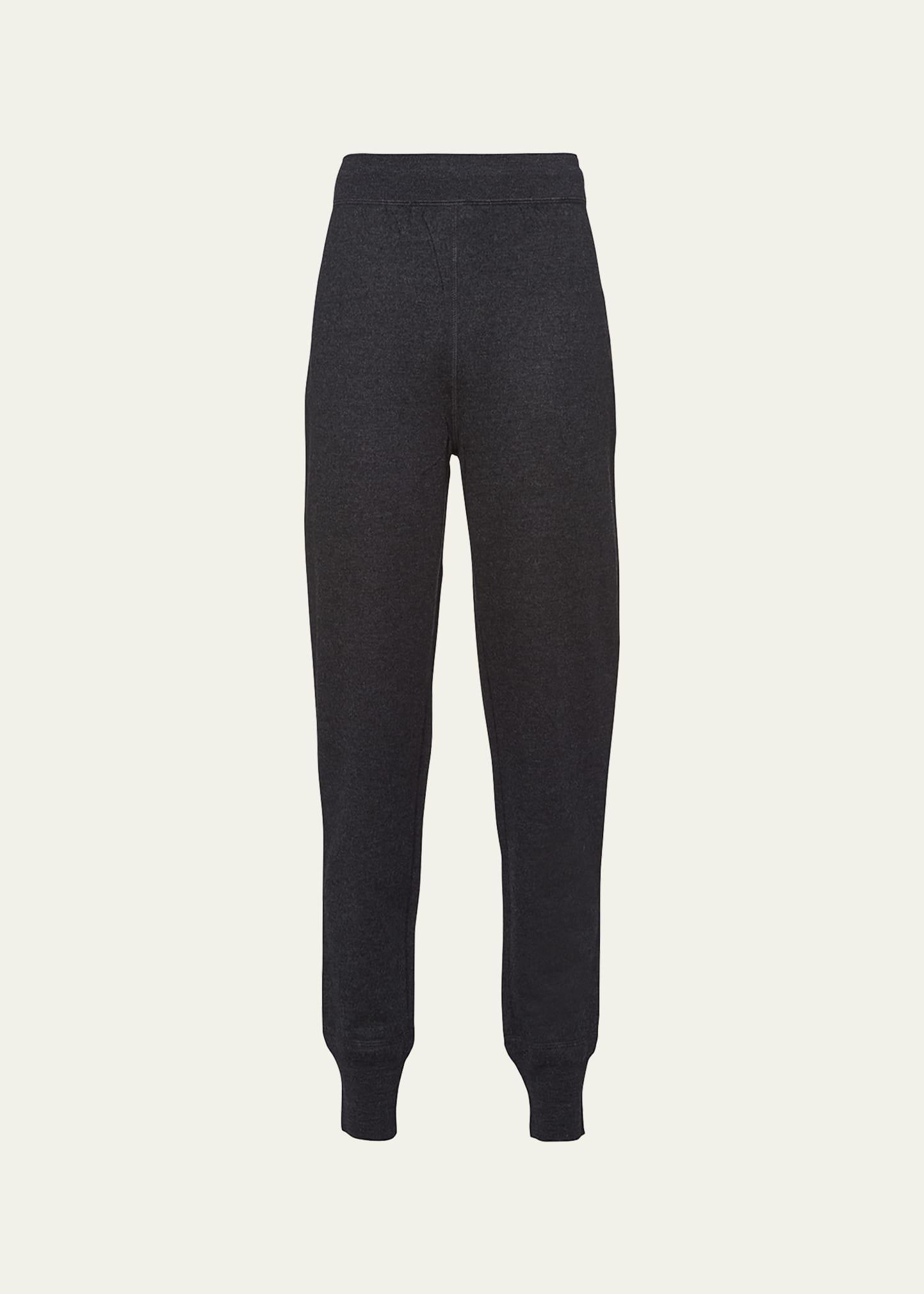 cashmere-wool joggers