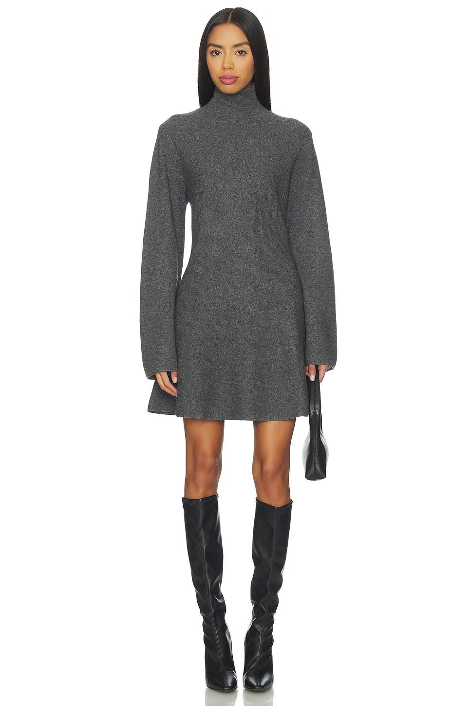 cashmino mini turtleneck dress