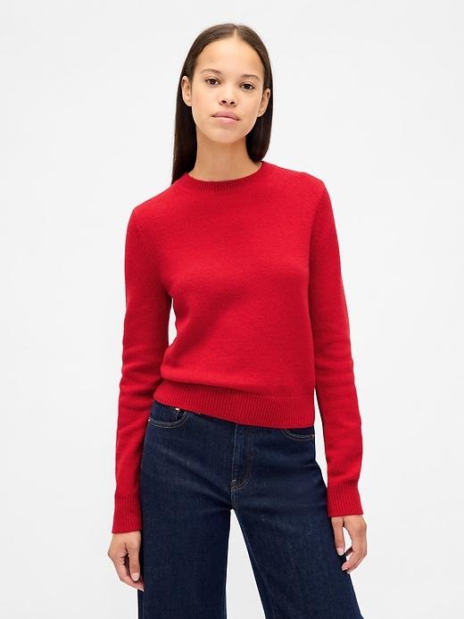 cashsoft crewneck sweater
