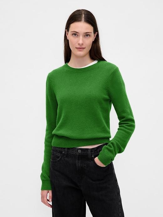 cashsoft crewneck sweater
