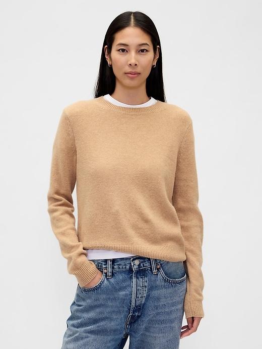 cashsoft crewneck sweater