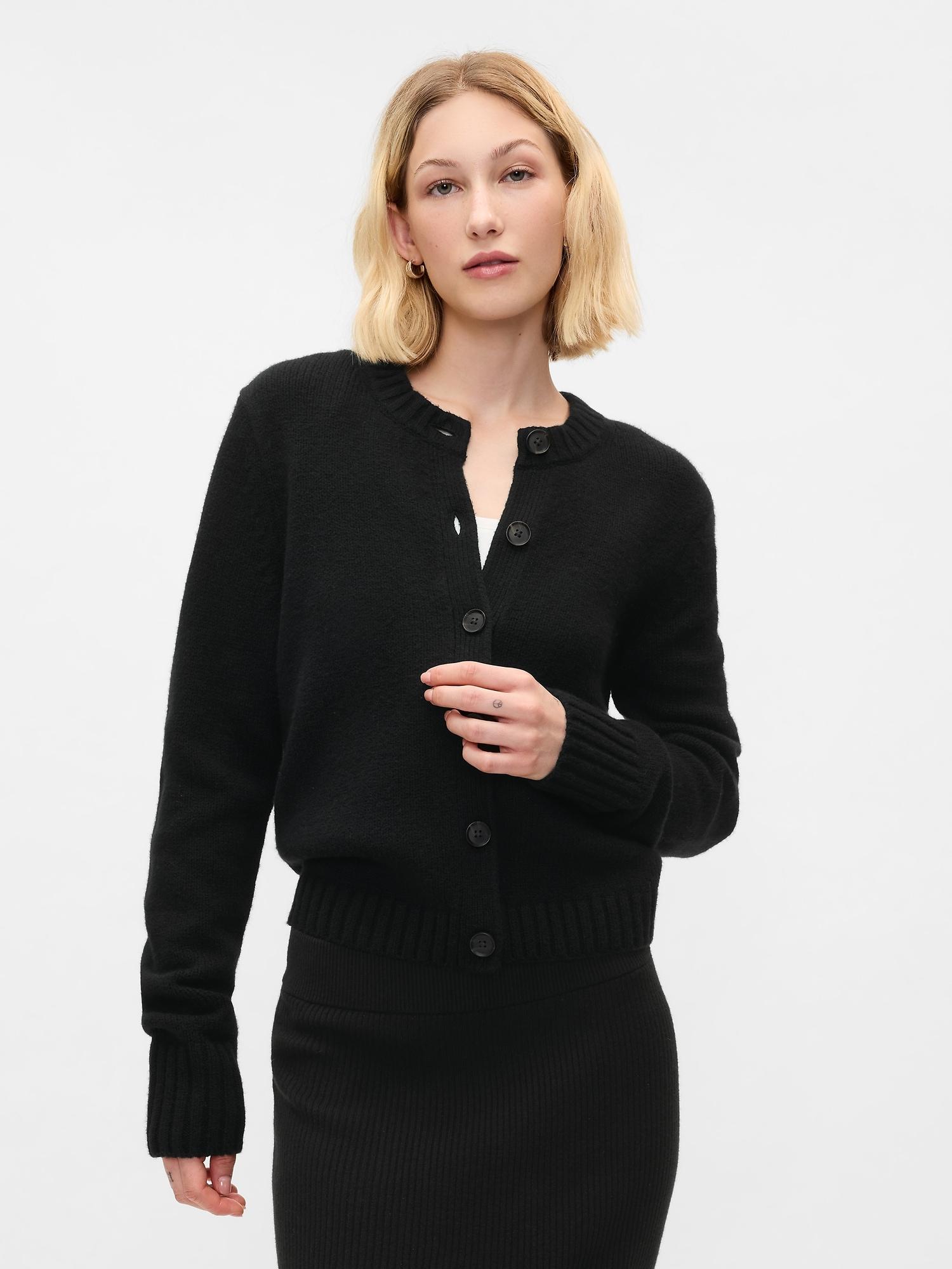 cashsoft crop cardigan