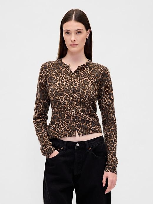 cashsoft crop cardigan