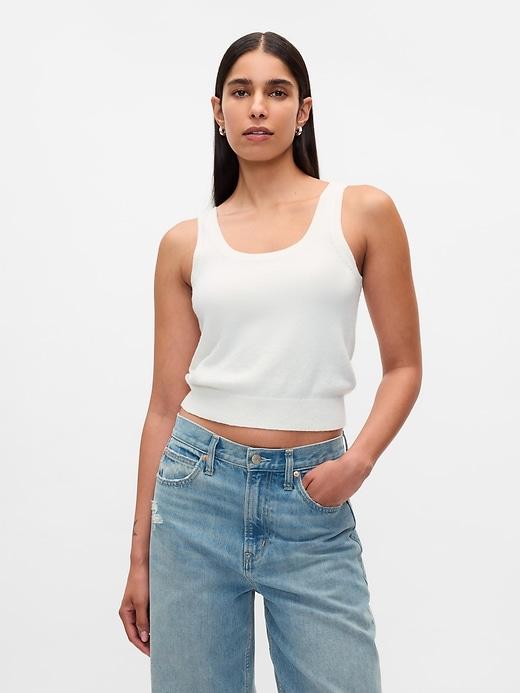 cashsoft crop tank top