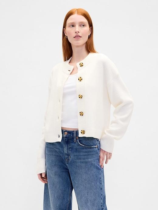 cashsoft oversized chunky cardigan