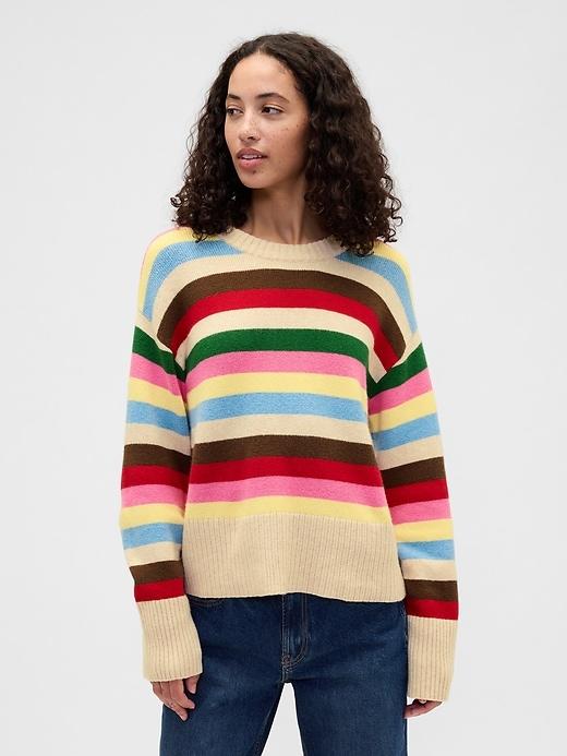 cashsoft relaxed crewneck sweater