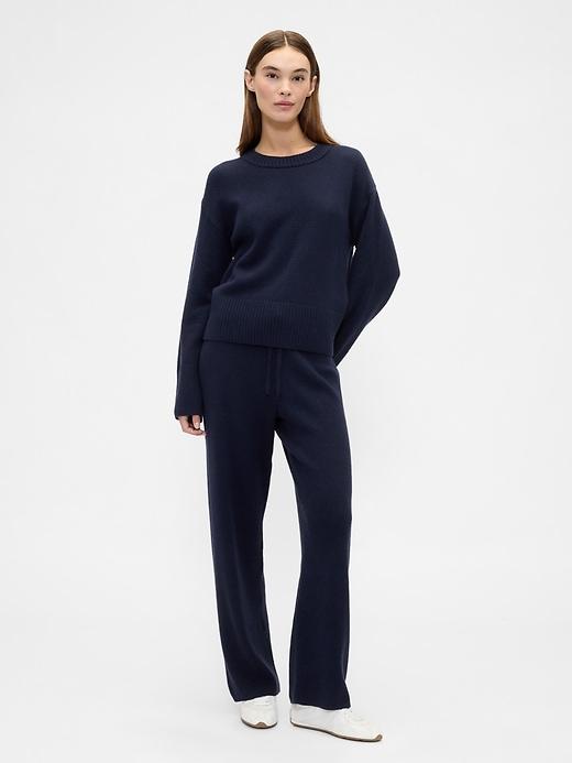 cashsoft relaxed ribbed sweater pants