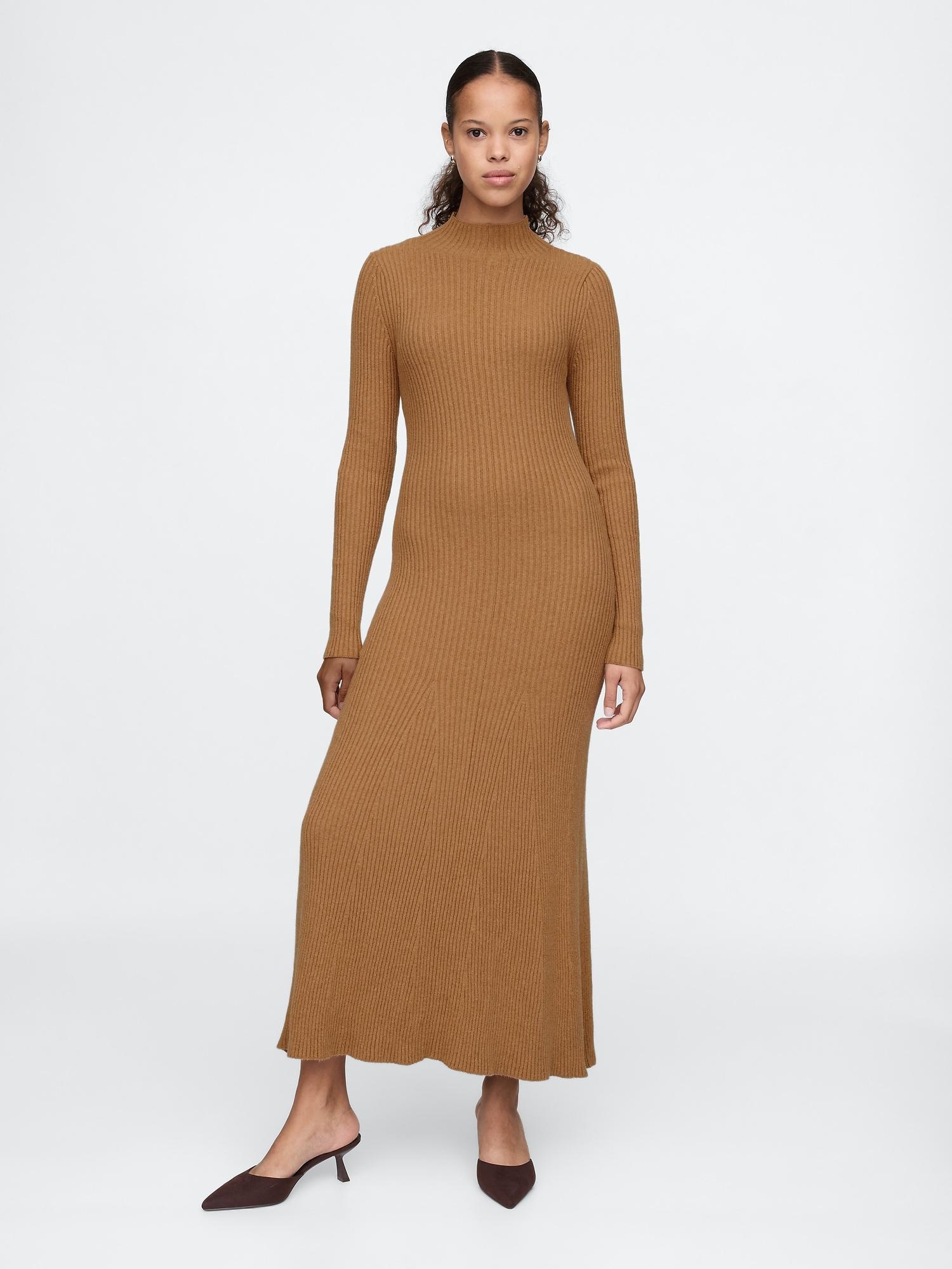 cashsoft rib sweater maxi dress