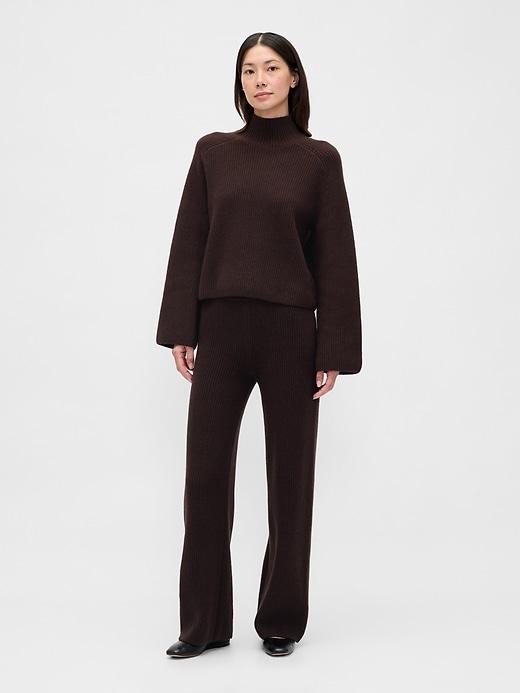 cashsoft shaker-stitch sweater pants