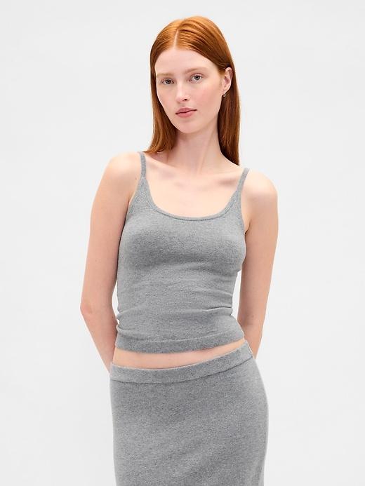 cashsoft stretch crop tank top