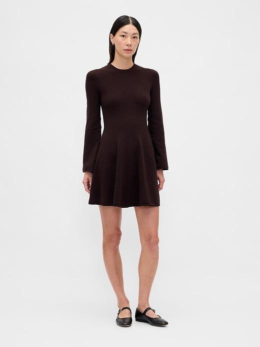 cashsoft stretch mini sweater dress