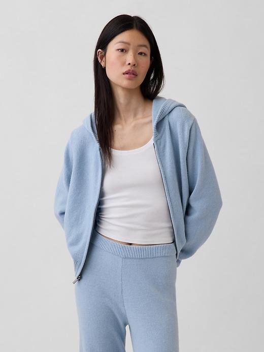 cashsoft sweater zip hoodie