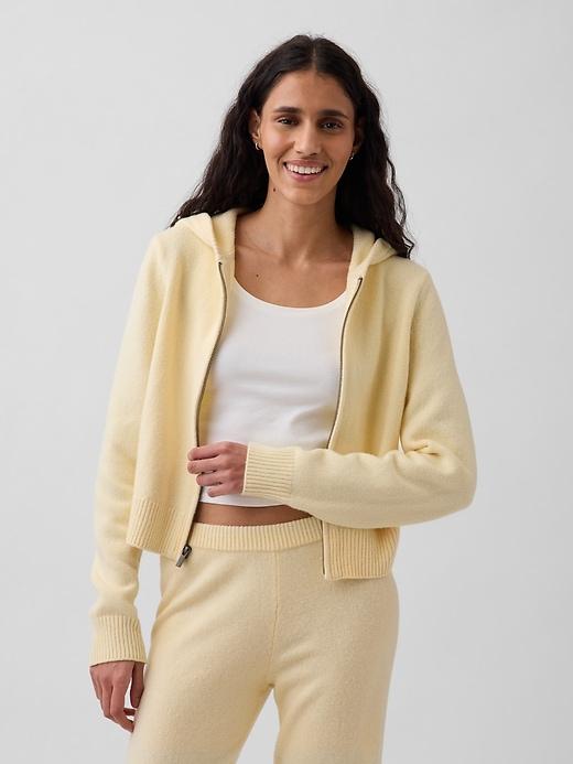 cashsoft sweater zip hoodie