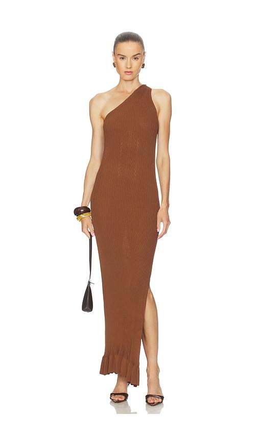 casona la seductora dress in brown.