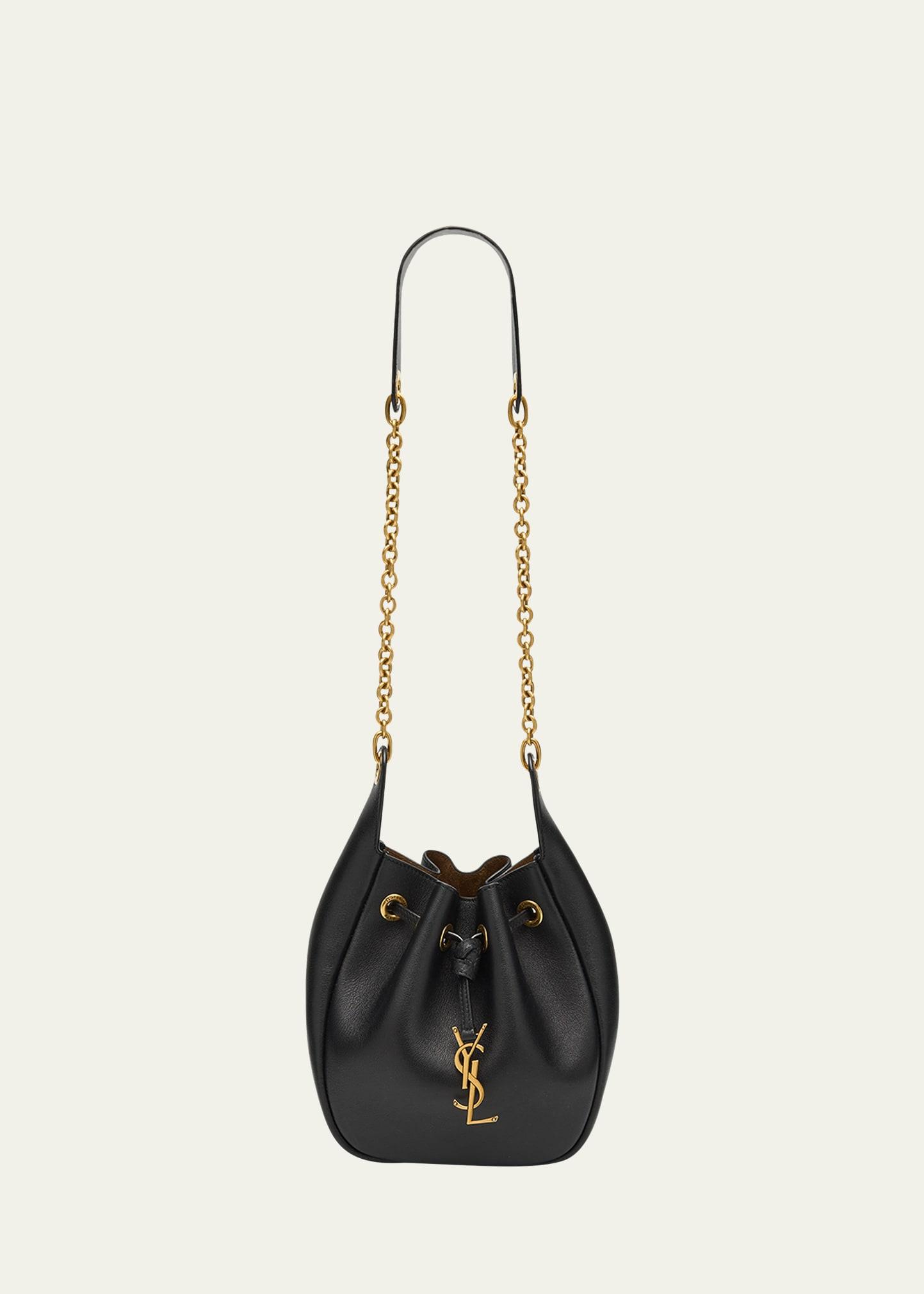 cassandre ysl bucket bag in leather