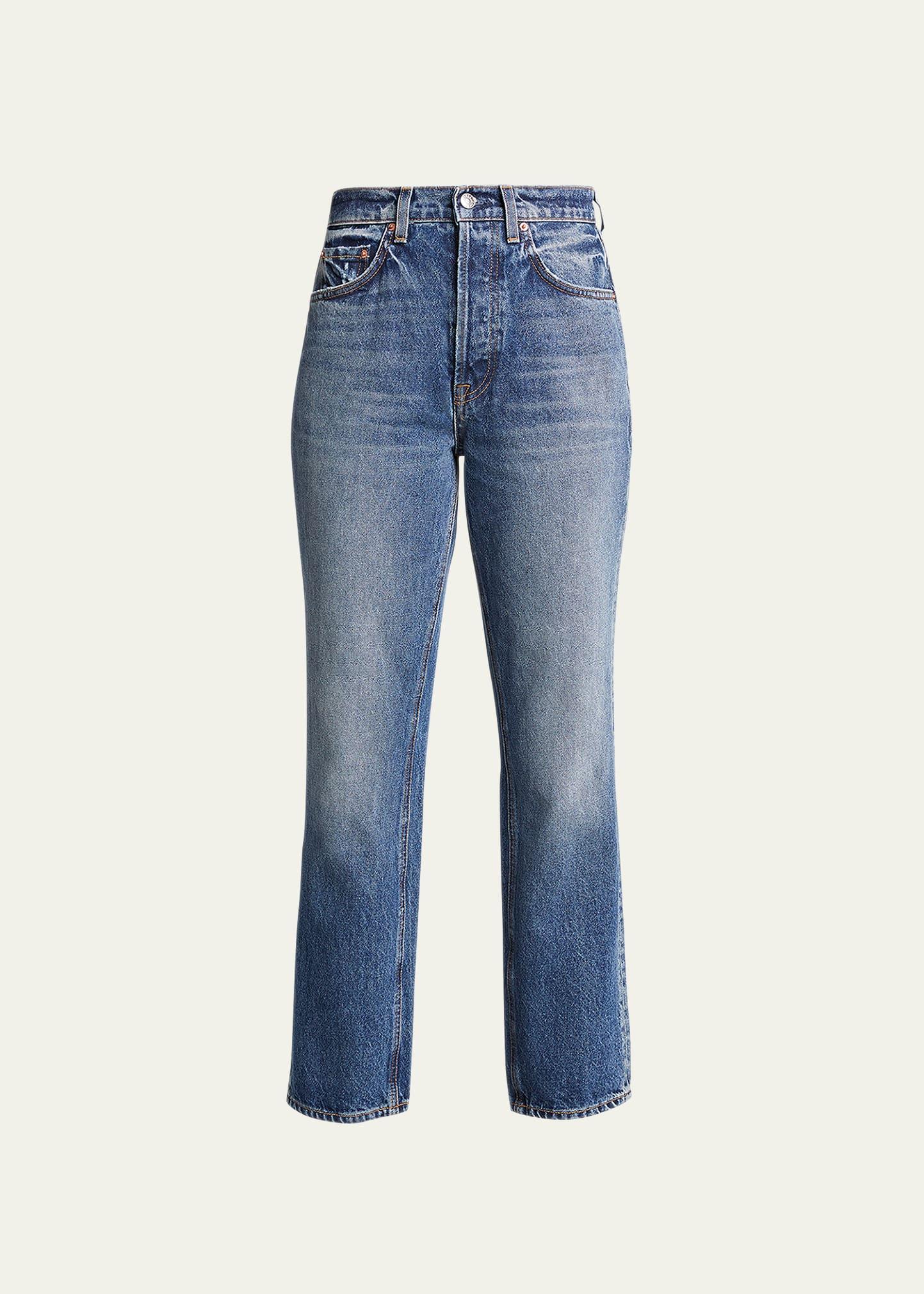 cassidy high-rise straight jeans