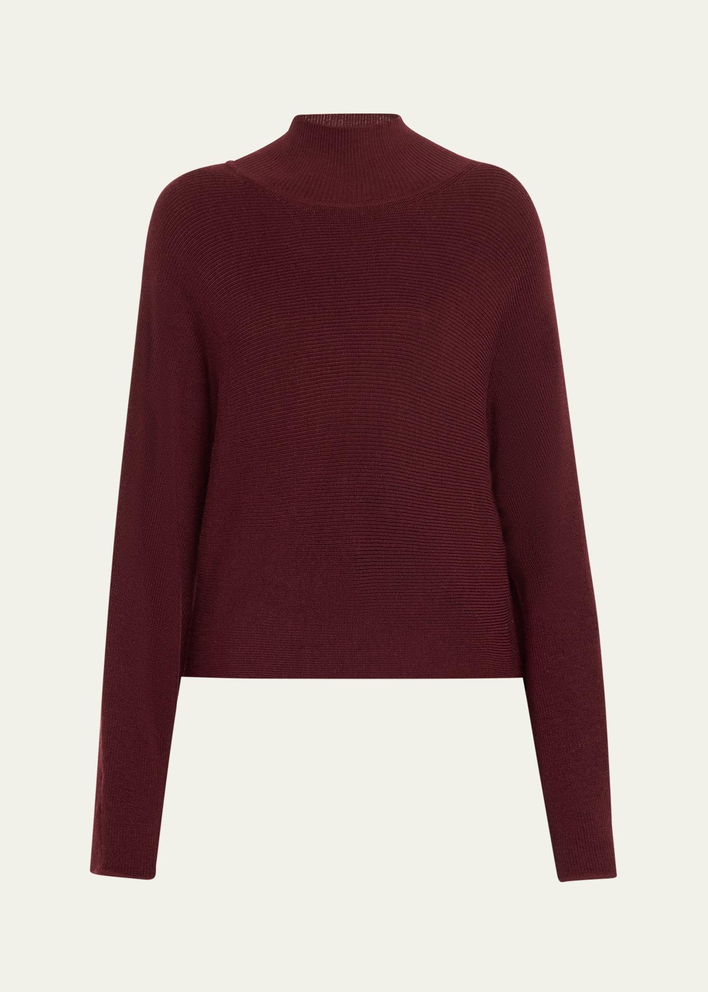 cassidy mock-neck wool sweater