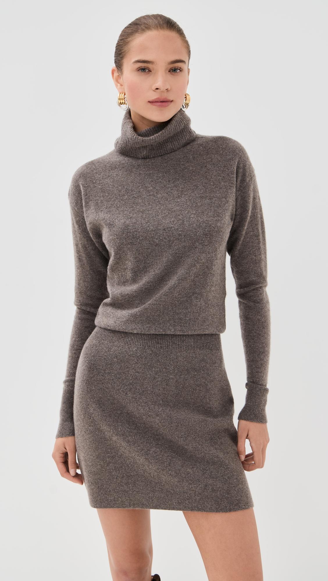 cassidy turtleneck mini dress