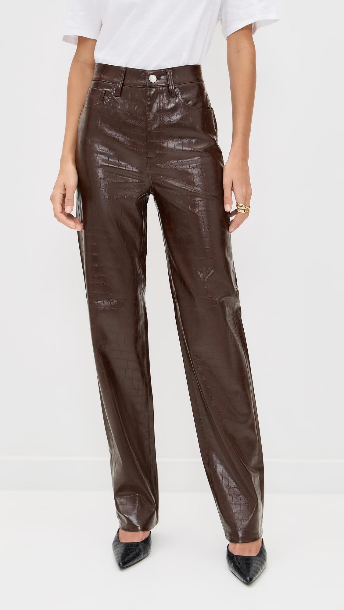 cassie faux leather pants