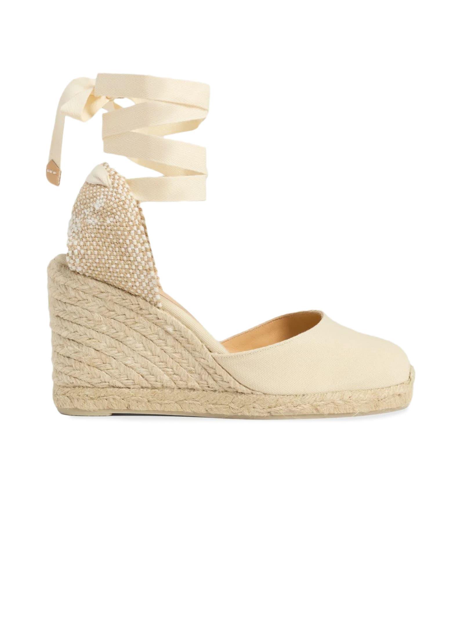 castañer beige cotton carina espadrilles