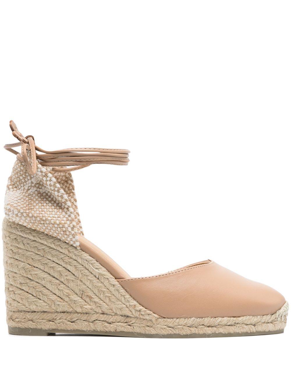 castañer carina leather espadrilles