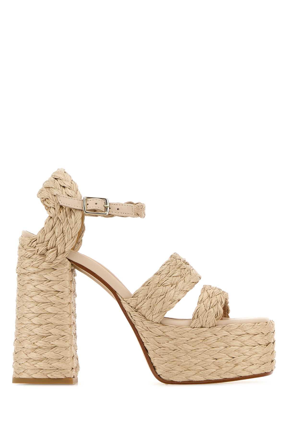 castañer raffia fresa sandals
