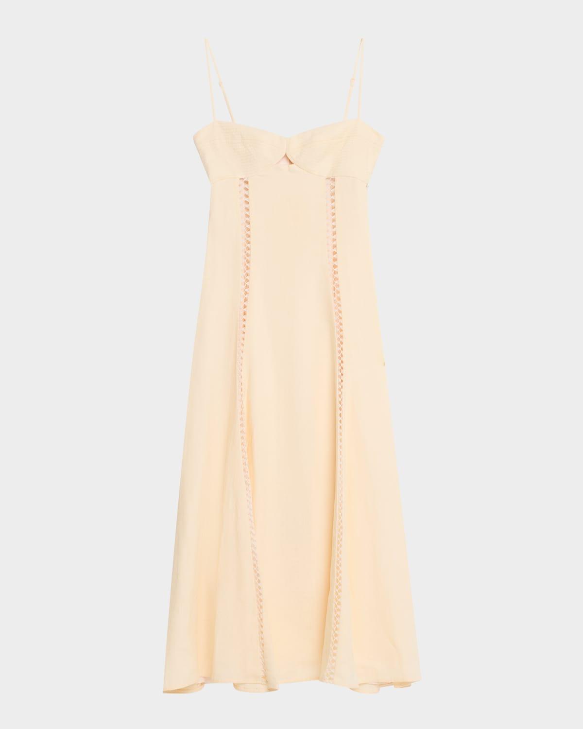 catamaran ventures empire-waist sleeveless ankle dress