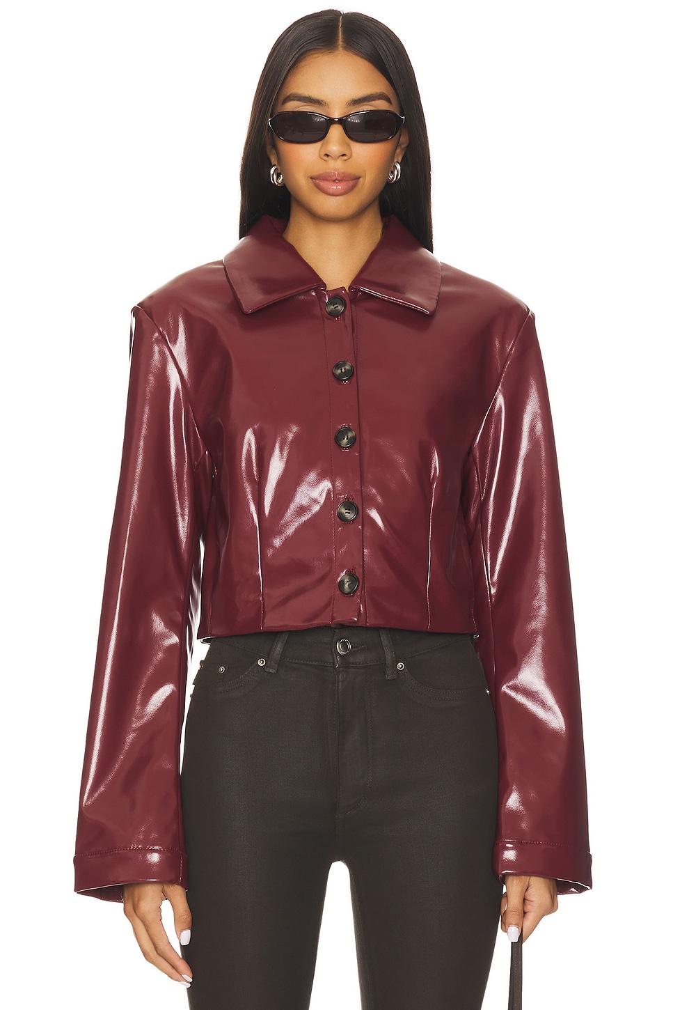 catherine faux leather jacket