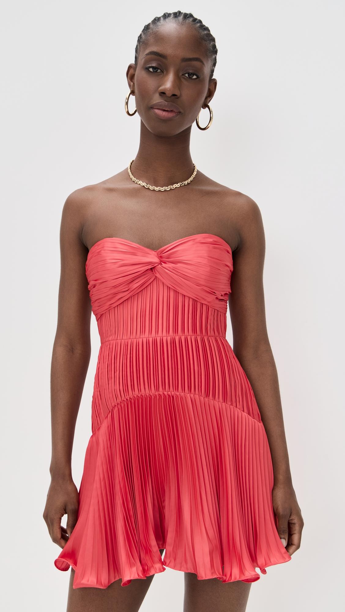 catrina mini pleated dress