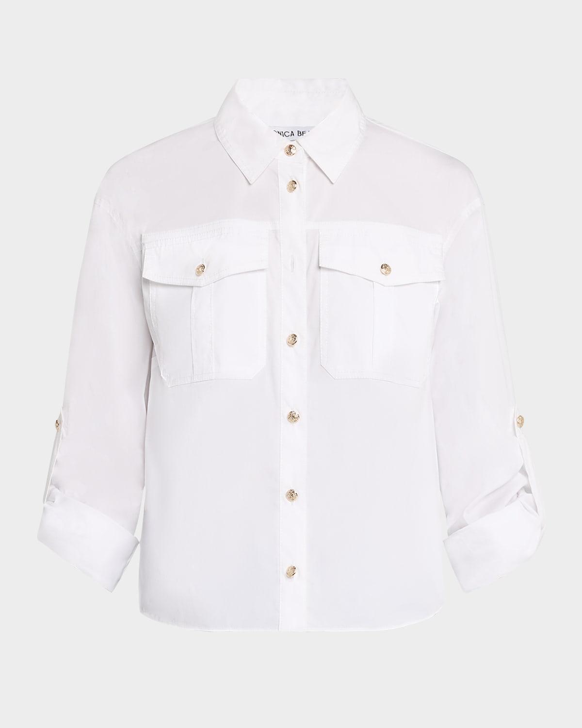 catriona button-front shirt