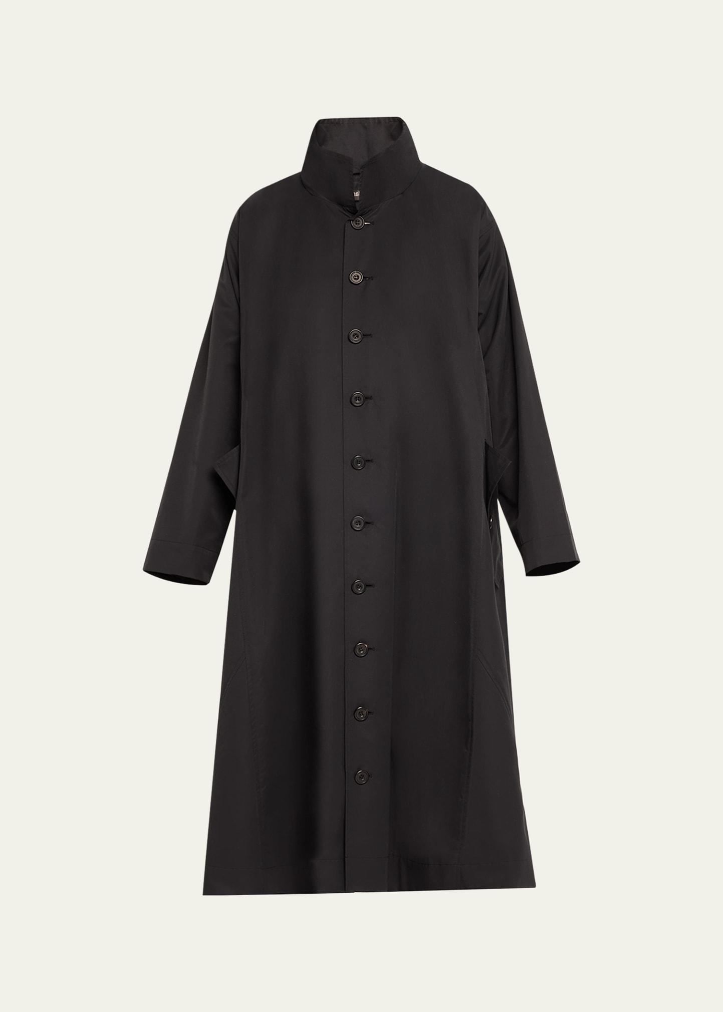 caucasus raincoat with foldaway hood (full length)