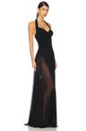 cayla flared gown